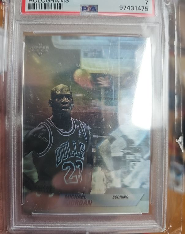 1997 Upper Deck Holograms #7 Michael Jordan — front