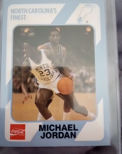 1984 Coca-Cola North Carolina's Finest #23 Michael Jordan — front