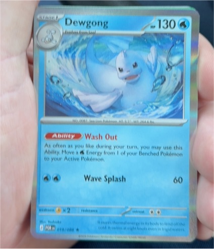 2020 Pokémon #018 Dewgong — front
