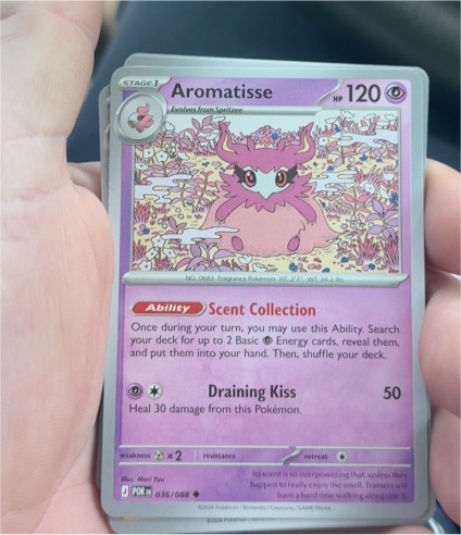 2016 Pokémon #036 Aromatisse — front