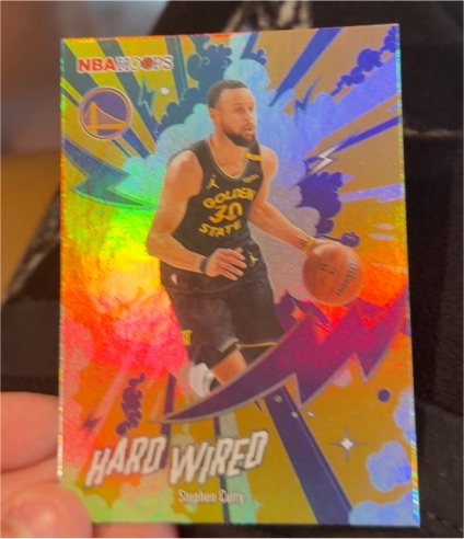 2022 NBA Hoops Hard Wired #HW-1 Stephen Curry — front