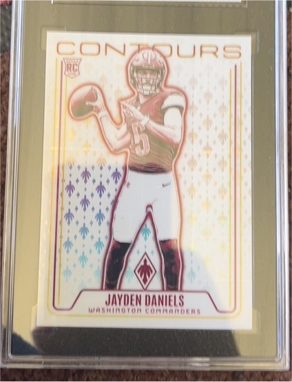 2023 Panini Contours #Jayden Daniels Washington Commanders — front