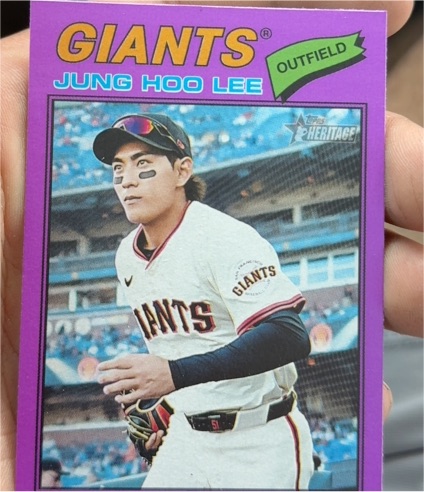 2023 Topps Heritage #51 Jung Hoo Lee — front
