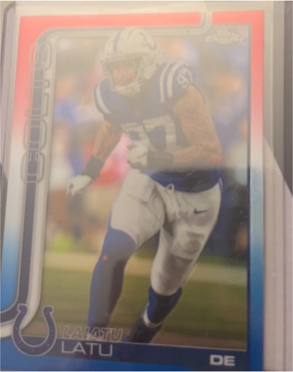 2022 Topps Chrome #IC-LL Lansitu Latu — front