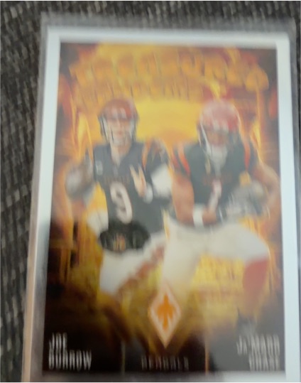 2024 Panini Phoenix Treasured Tandems #TT-CIN Joe Burrow Ja'Marr Chase — front