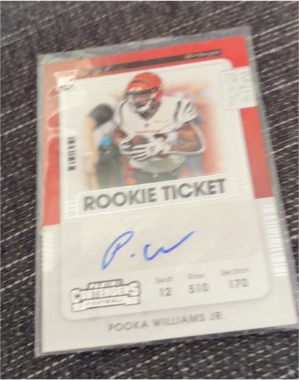 2019 Panini Contenders #12 Pooka Williams Jr. — front