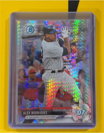 2007 Bowman Chrome #07 Alex Rodriguez — front