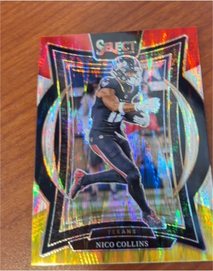 2021 Panini Select #121 Nico Collins — front