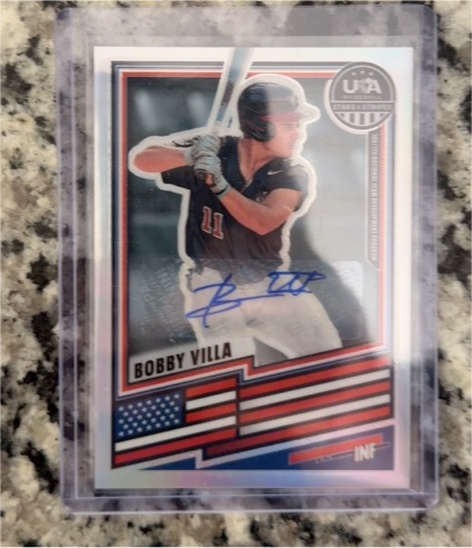 2021 Topps USA Baseball #USA-11 Bobby Villa — front