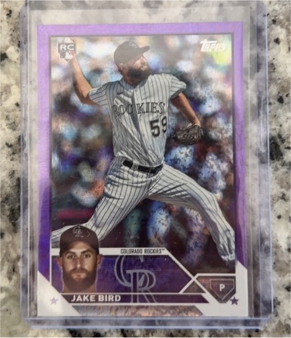 2020 Topps #RC Jake Bird — front