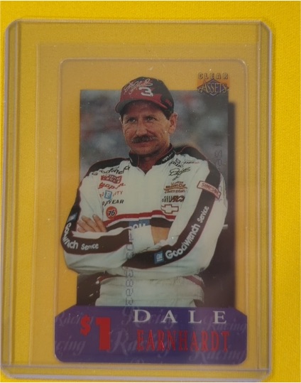 1993 Clear Assets #1 Dale Earnhardt — front