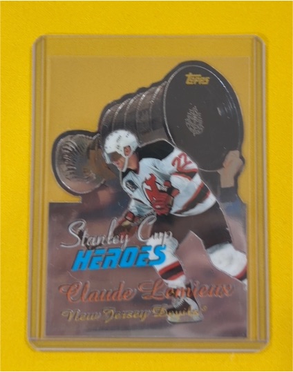 1994 Topps Stanley Cup Heroes #H-1 Claude Lemieux — front