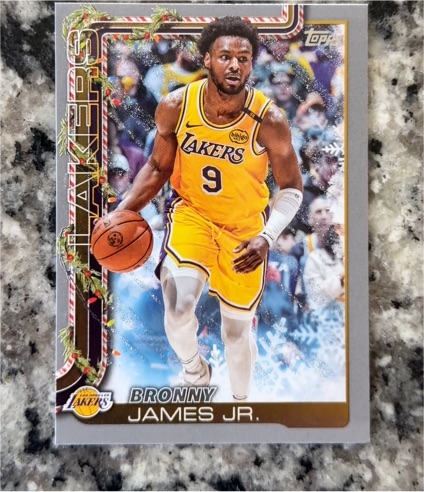 2023 Topps #Bronny James Jr. Los Angeles Lakers — front