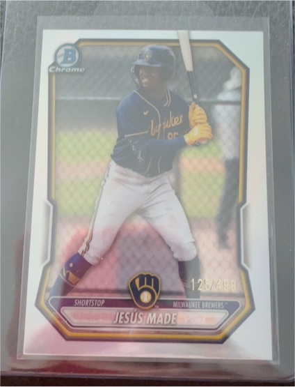 2022 Bowman Chrome #125 Jesus Made — front