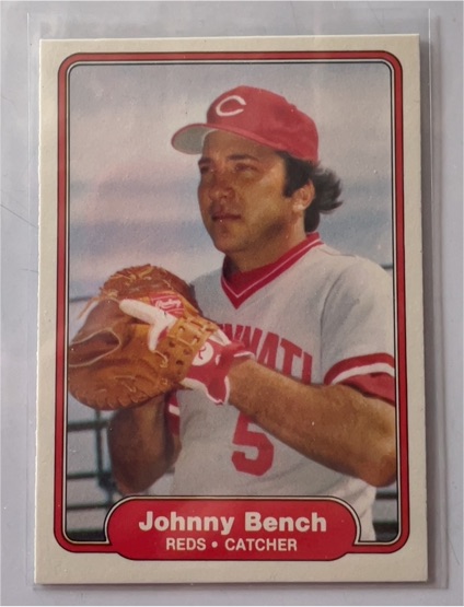 1981 Topps #300 Johnny Bench — front