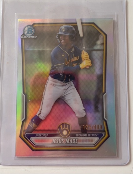 2022 Bowman Chrome #125 Jesus Made — front