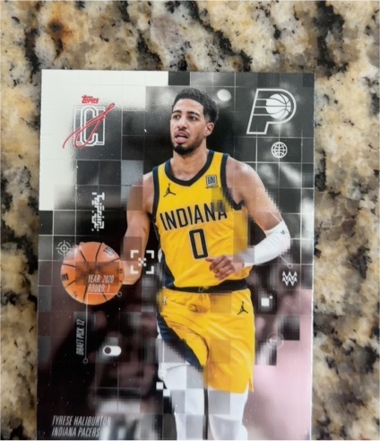 2020 Topps NBA Rookie Card #1 Tyrese Haliburton — front