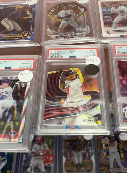 2024 Topps Chrome #512 Ronald Acuna Jr. Strobes — front