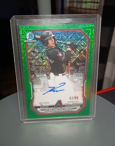 2021 Bowman Chrome Prospects #BCP-07 Ryan Waldschmidt — front