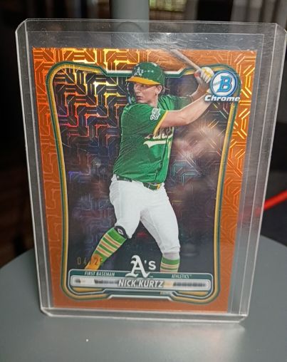 2021 Bowman Chrome #042 Nick Kurtz — front