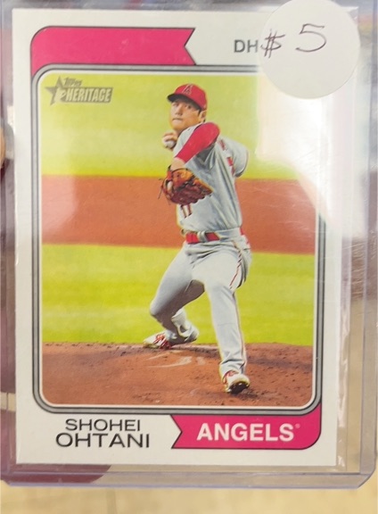 2020 Topps Heritage #Shohei Ohtani Angels — front