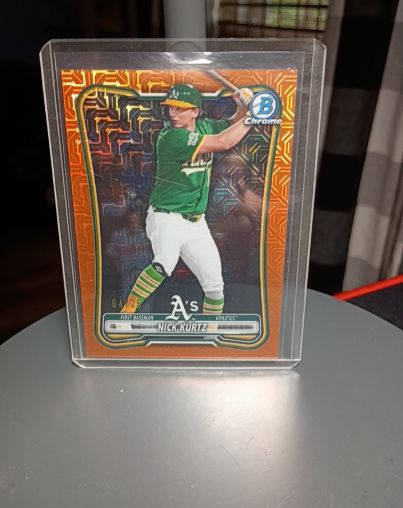2021 Bowman Chrome #BCP-42 Nick Kurtz — front