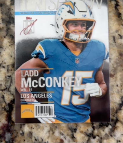 2022 Topps Ladd McConkey #15 — front