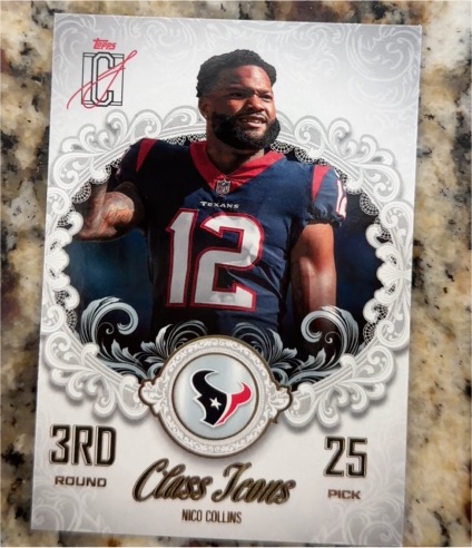 2022 Topps Class Icons #25 Nico Collins — front