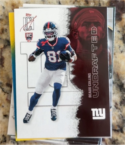 2022 Topps Unmatched #UD-BC Beaux Collins — front