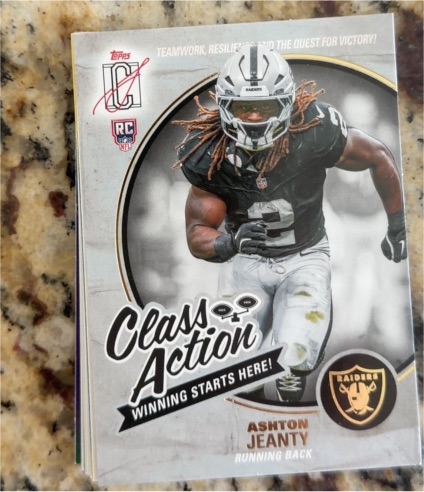 2023 Topps Class Action #CA-AJ Ashton Jeanty — front