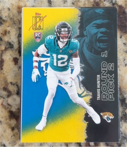 2022 Topps Icy #RC Travis Hunter — front
