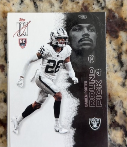 2021 Topps NFL Draft #Round 3 Pick 4 Darien Porter — front