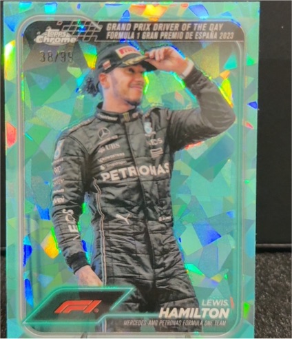 2023 Topps Chrome Formula 1 #38 Lewis Hamilton — front