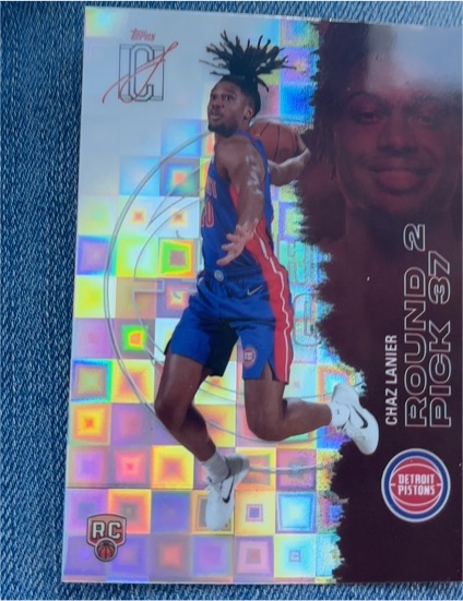 2022 Topps NBA Draft Picks #RC Chaz Lanier — front