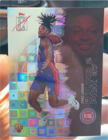 2021 Topps UD Series 1 #37 Chaz Lanier — front