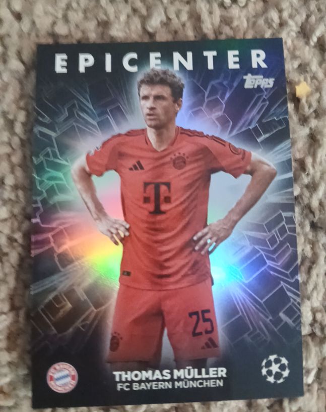 2020 Topps UEFA Champions League Soccer Epicenter Thomas Müller — front