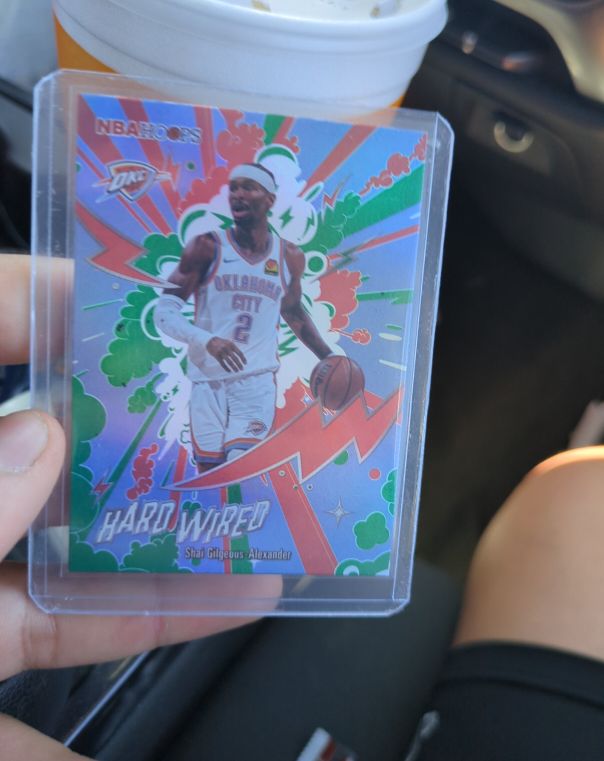 2023 Panini NBA Hoops Hard Wired Shai Gilgeous-Alexander — front