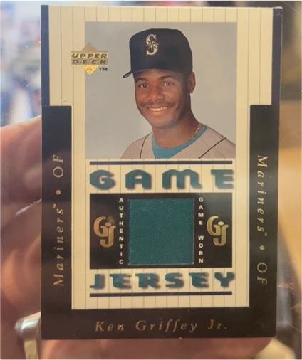 1994 Upper Deck Game Jersey #GJ-KG Ken Griffey Jr. — front
