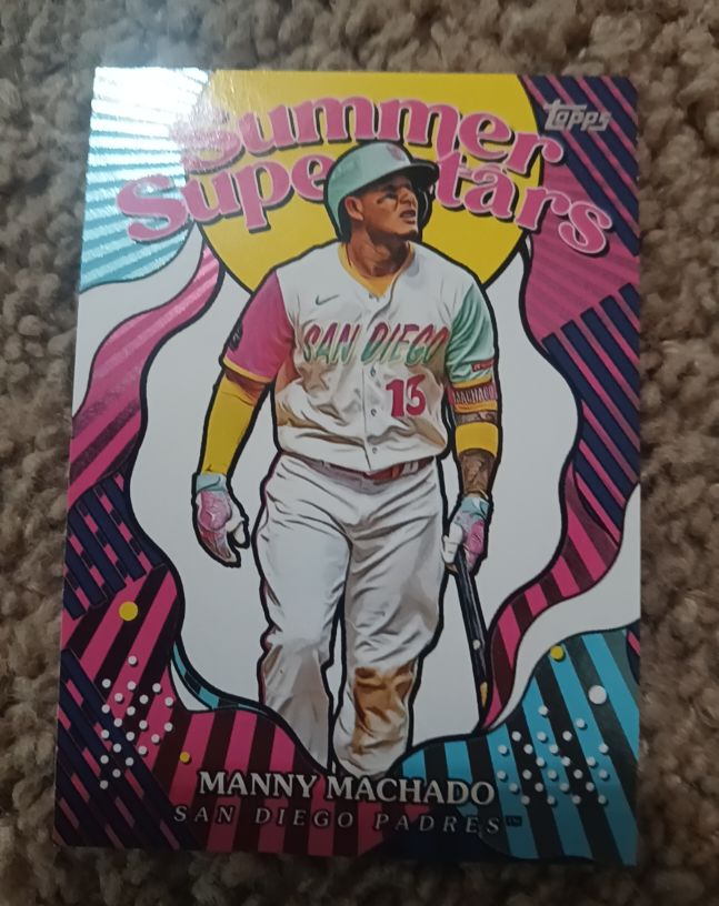 2023 Topps Summer Superstars Manny Machado — front