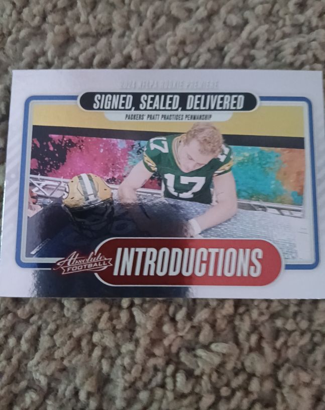 2021 Absolute Football Introductions Signed, Sealed, Delivered Jordan Love — front