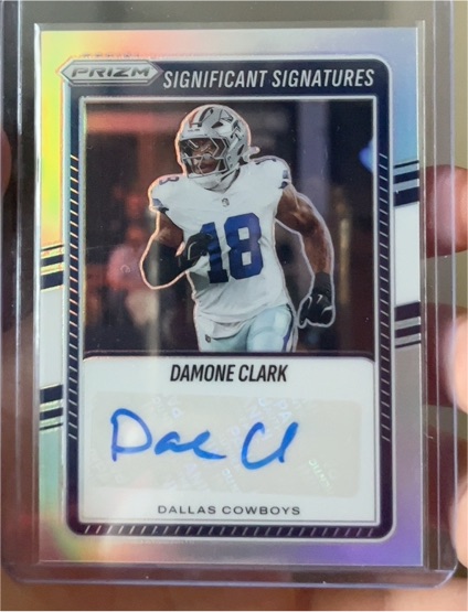 2022 Panini Prizm Significant Signatures #SS-DCL Damone Clark — front