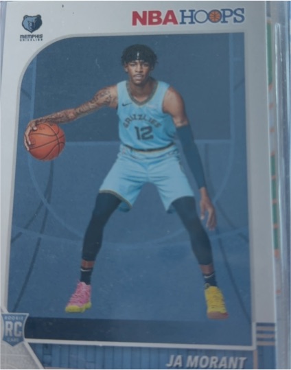 2020 NBA Hoops #12 Ja Morant — front