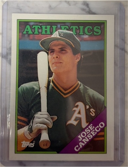 1986 Topps #248 Jose Canseco — front