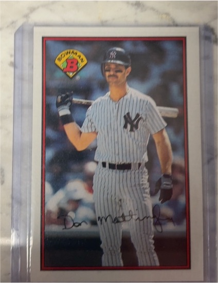 1986 Bowman #1 Don Mattingly — front