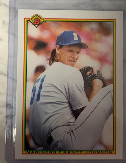 1990 Bowman #61 Randy Johnson — front