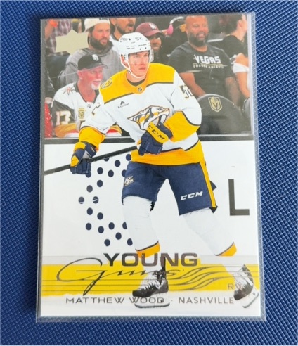 2022 Upper Deck Young Guns #YGS-35 Matthew Wood — front