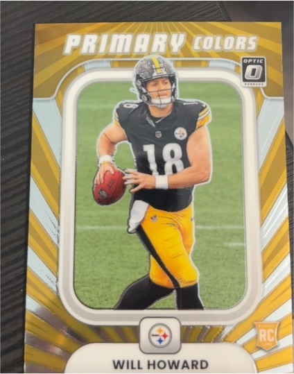 2023 Donruss Optic Primary Colors #Will Howard — front