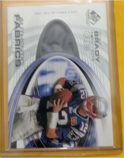 2001 SP Authentic #03 Tom Brady — front