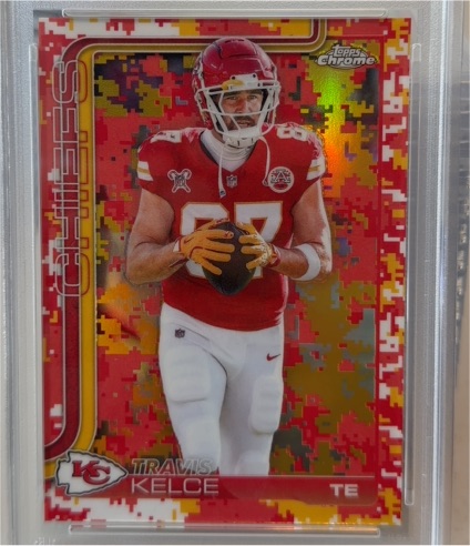 2020 Topps Chrome Football #SE-TRK Travis Kelce — front