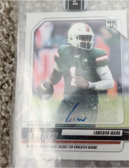 2024 Panini NIL #Cameron Ward — front